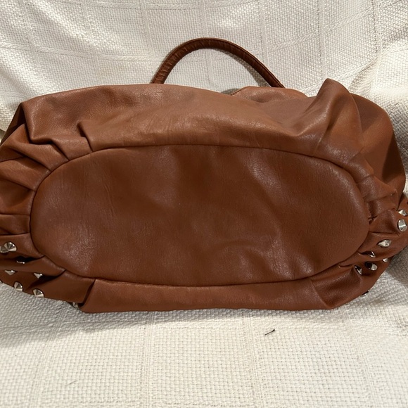 Brown Studded Handbag - Picture 3 of 6